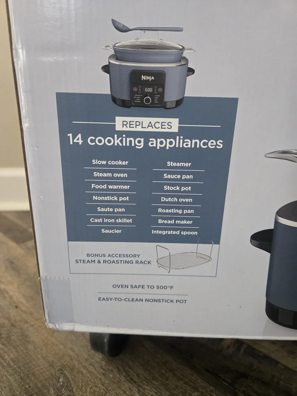 Ninja Foodi PossibleCooker Pro in slate blue and black